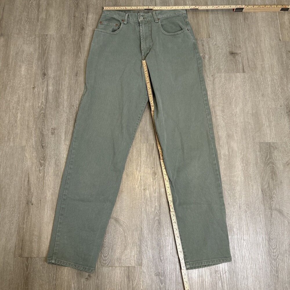 Lucky Brand Women's Straight Leg Jeans in Olive Green